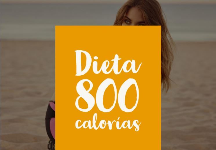 dieta 800 calorías