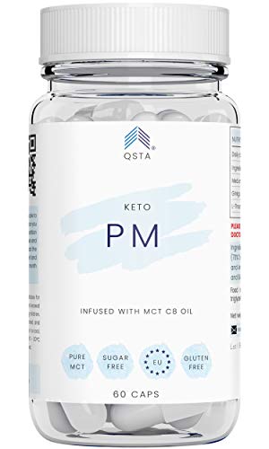 Keto Plus Actives PM (60 CAPS) - Quemagrasas potente y rapido, Quema grasas mientras duermes & Mejora tu sueño REM - PERSONALIZADO + MEDICOS