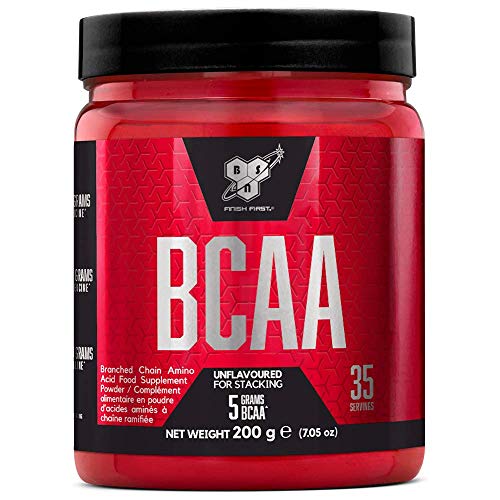 BSN DNA BCAA, Aminoácidos Esenciales en Polvo, Nutrición Deportiva, Sin Sabor, 35 Porciones, 200 g