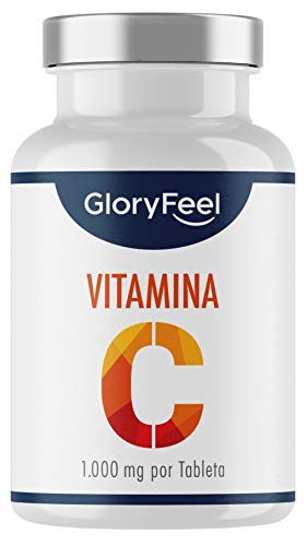Vitamina C 1000 mg - Suministro para 7 Meses - Solo 1 Tableta al Día - Vitamina C Pura mejora el sistema inmunológico y Reduce el cansancio y la fatiga - Sin aditivos