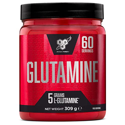 BSN DNA Glutamine, Glutamina, Aminoácidos en Polvo, Sin Sabor, 60 Porciones, 309 g