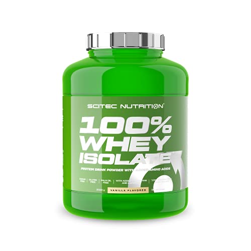 Scitec Nutrition 100% Whey Isolate con L-glutamina adicional, 2 kg, Vainilla